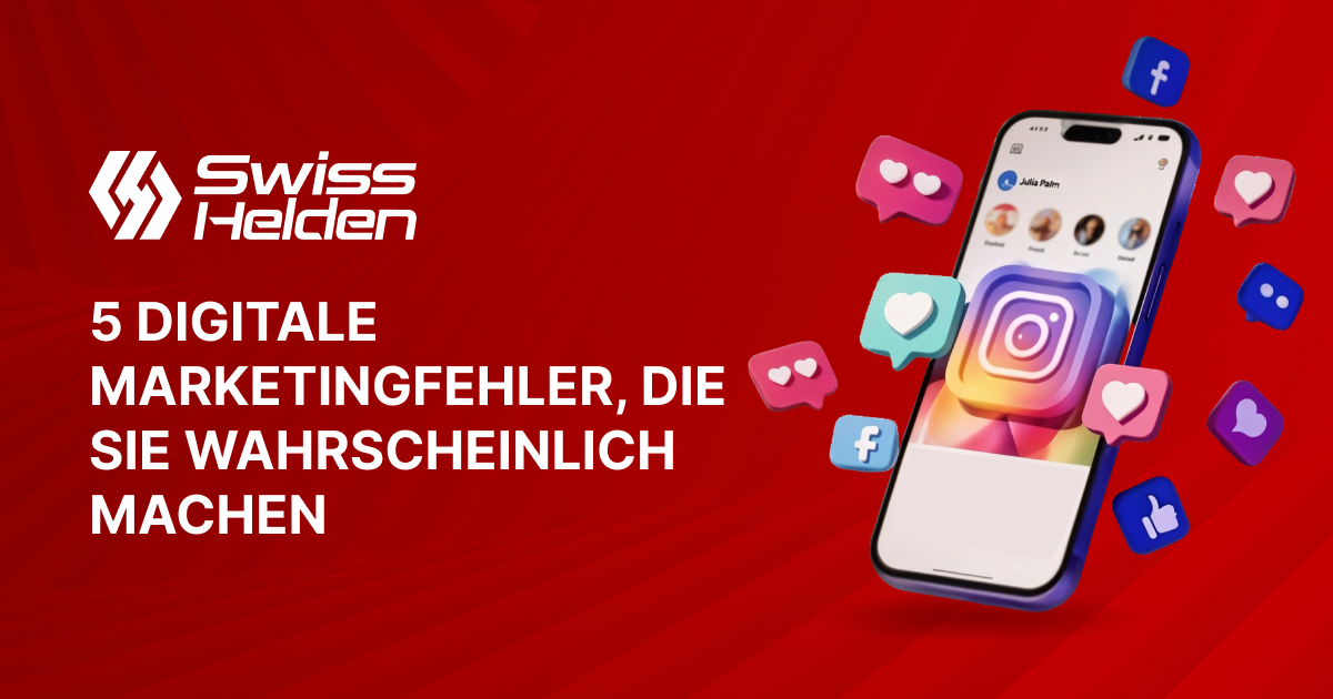 5 Digitale Marketingfehler, die Sie wahrscheinlich machen