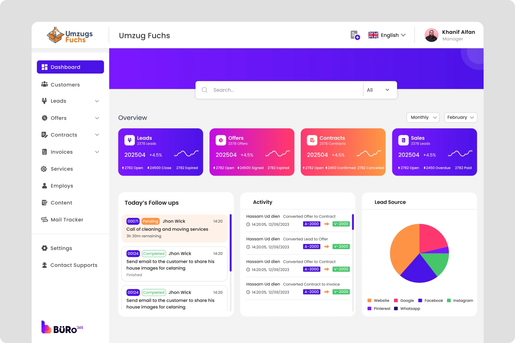 Begleitet wird Büro 365 von einer leistungsstarken Mobile-App