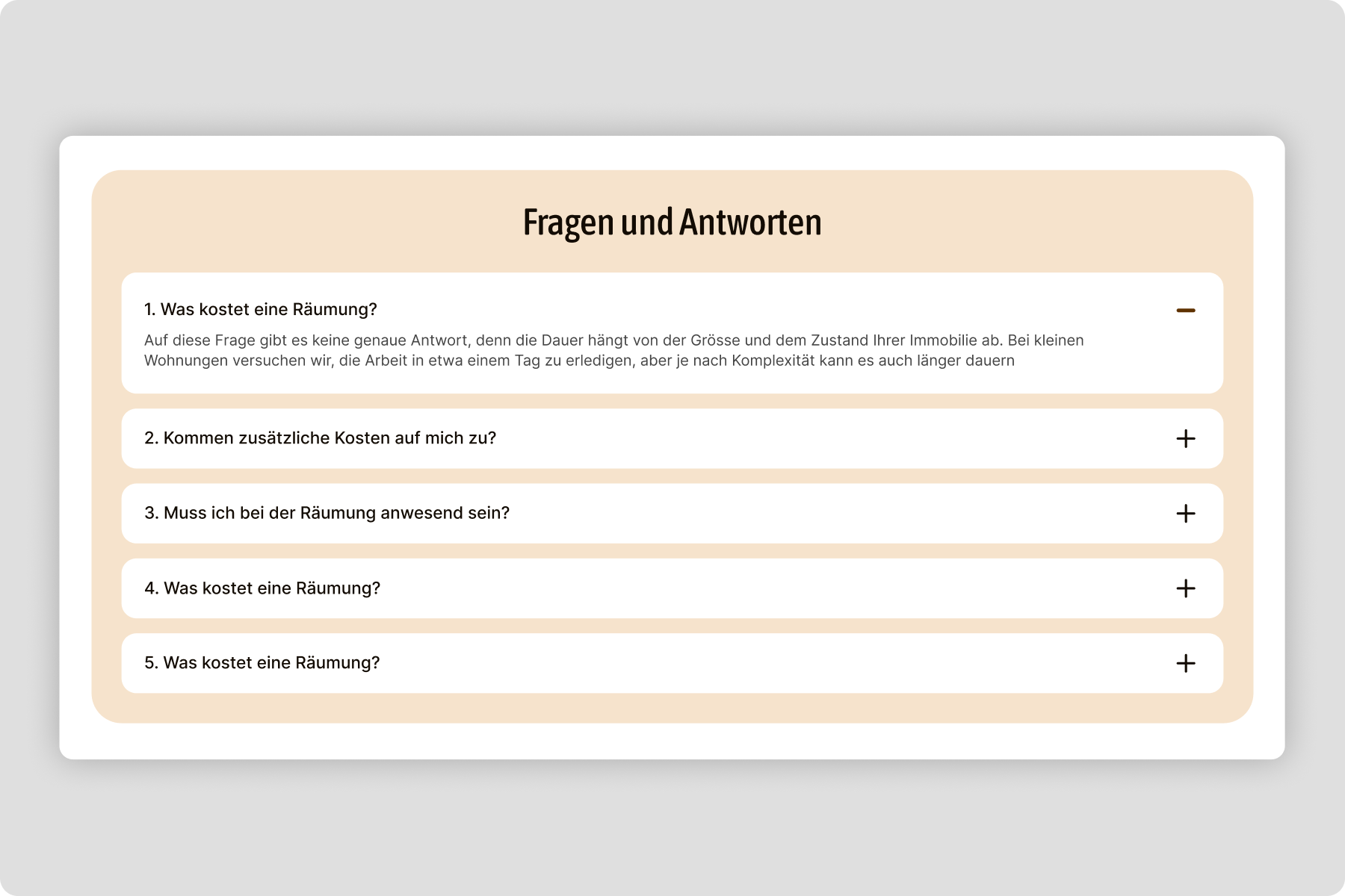 Fragen und Antworten