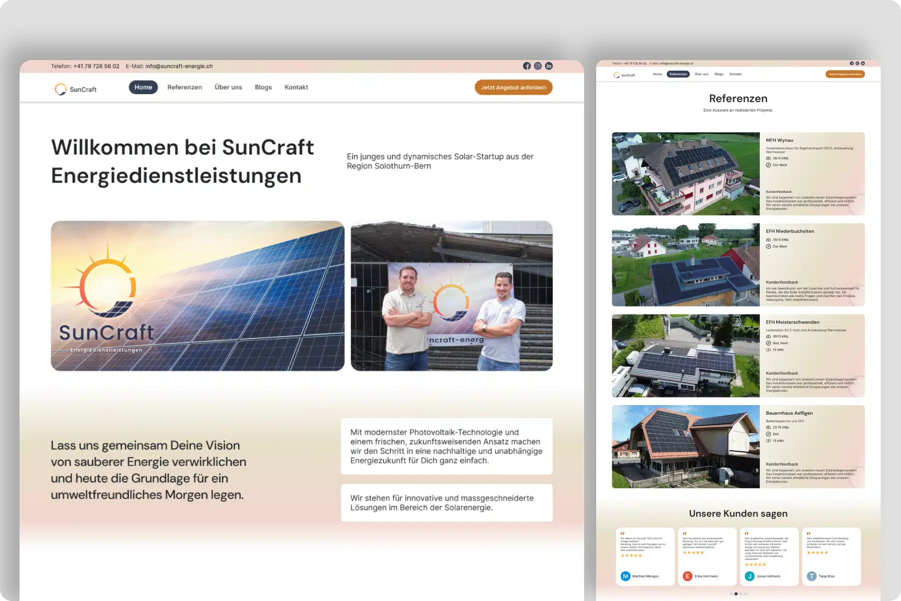 SunCraft sind smart, nachhaltig und für alle bezahlbar.