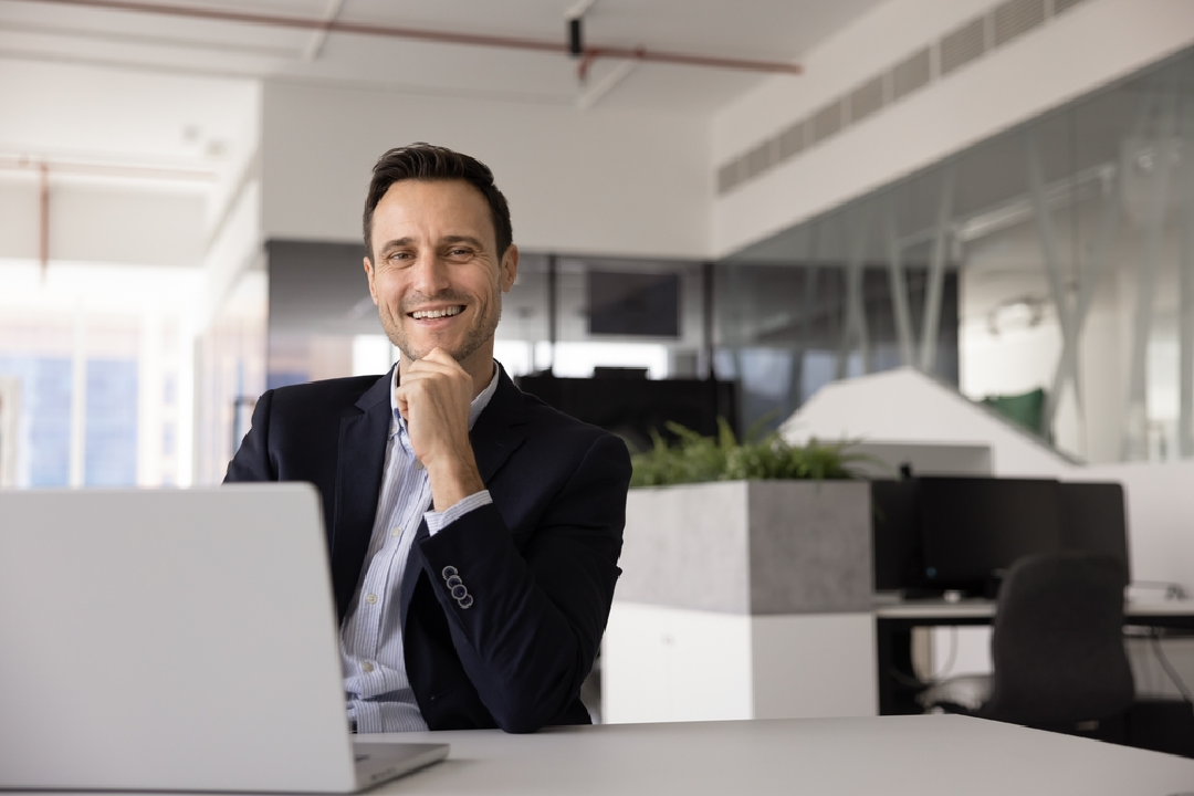 Professionelles Porträt für digitales Vertrauen